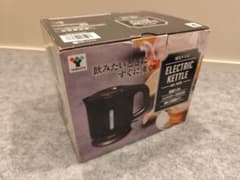 【新品・未使用品】YAMAZEN 電気ケトル 1.0L ブラック DKE-100のサムネイル