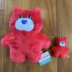 mojojojo BIGぬいぐるみ2 猫 赤　2個セット