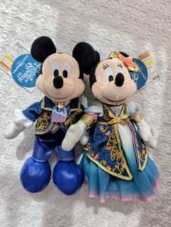 ディズニーシー ファンタジースプリングス・開業記念 ぬいぐるみバッジ 新品のサムネイル