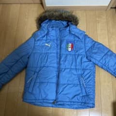 PUMA イタリア代表 ベンチコート 中綿 フード付 サイズ(US)L PUMA イタリア代表 ベンチコート 中綿 フード付 サイズ(US)L - メルカリ