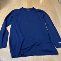 Tシャツ　長袖　ロンT インナー　PUMA 150cm ネイビー　タグ切って発送のサムネイル