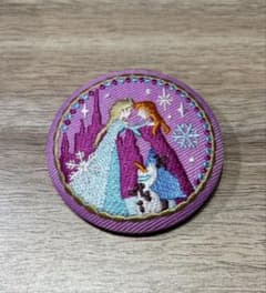 【アナと雪の女王】　ディズニー 刺繍缶バッジ 第2弾のサムネイル