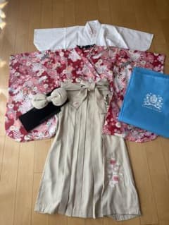 Catherine Cottage 袴セット 花柄 ベージュ 140 - メルカリ