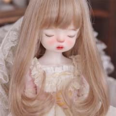 ■ドール ウィッグ 1/6 6-7 インチ ロング ストレート 可愛いdのサムネイル