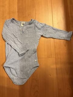 【Petit Bateau】リブ編み 長袖ロンパースのサムネイル