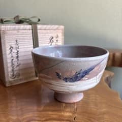 海老絵茶碗 義崇作 共箱 抹茶碗（gd14） 海老絵茶碗 義崇作 共箱 抹茶碗（gd14） - メルカリ