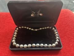 SPICA 黒真珠ネックレス＆イヤリングセット WGK14 - メルカリ