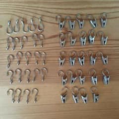 中古 IKEA カーテンフック クリップのサムネイル