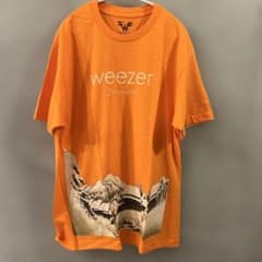 weezer × pleasures オレンジ Tシャツ Lサイズ - メルカリ