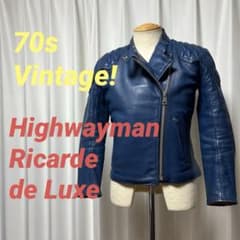 70sVintage ！ハイウェイマン リカルドデラックス ブルー レディース 