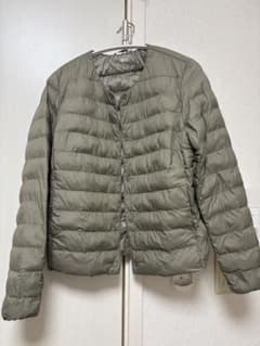 UNIQLO PUFFTECH ダウンジャケット カーキ Sのサムネイル