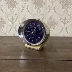 昭和レトロ　動作品　TOKYO CLOCK ゼンマイ時計　置時計　スペースエイジ 昭和レトロ CITIZEN シチズン 目覚まし 置き時計 スペースエイジ