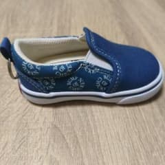 VANS BUMP OF CHICKEN スリッポン 青のサムネイル