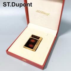 ST.dupont　デュポン　ガスライター　漆　金ラメ ST.Dupont デュポン ガスライター 漆 金ラメ ライン2 箱付き - メルカリ