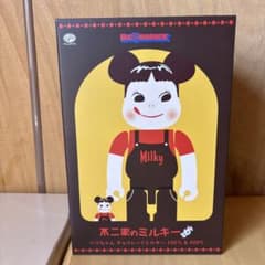 BE@RBRICK ペコちゃん チョコレートミルキー 100％&400% - メルカリ