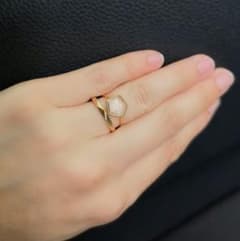 UPALA Clear Quartz Pentagon Bezel Ring - メルカリ