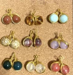 大特価‼️限定天然石チャームセット 約12㎜ - メルカリ