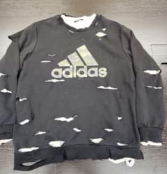 【2点セット】ダメージスウェット adidas ブラックXL 常田大希 松村北斗 m68377276714_1.jpg?1749006066