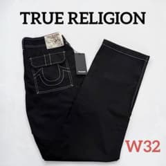 【TRUE RELIGION】W32 ブラック カーゴパンツのサムネイル