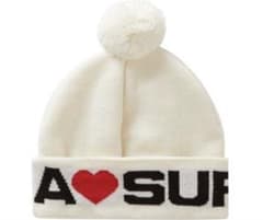 Supreme Love Beanie ホワイト ニット帽 ボンボン ビーニー Supreme Love Beanie ホワイト ニット帽 ボンボン ビーニー - メルカリ