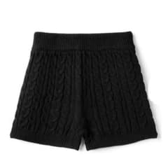 ケーブル編みニットショートパンツ[cu304]のサムネイル