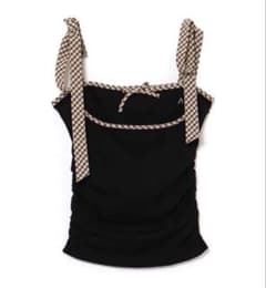 ANDMARY Alice check ribbon topsのサムネイル