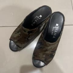 DIANA WELL FIT カモフラージュ柄サンダルのサムネイル