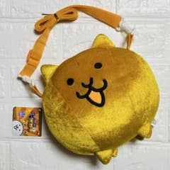 【新品】 にゃんこ大戦争 ぬいぐるみショルダーバッグ 金ネコ