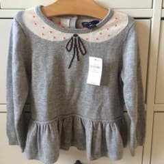 新品タグ付き 90 ペプラムニット baby gapのサムネイル