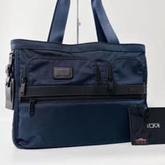 未使用品級】TUMI×SHIPS コラボ トートバッグ ナイロン ネイビー 