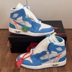Off-White × Nike Air Jordan 1 UNCのサムネイル