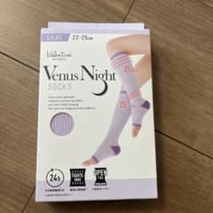 Venus Night SOCKS ライラック 22-25cm 着圧ソックスのサムネイル