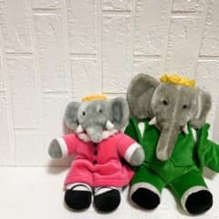 【廃盤品】象のババール ぬいぐるみ ペアセット m68389558996_1.jpg?1622295280