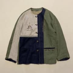 h.moser チロリアンジャケット ノーカラー ハート 銀ボタン - メルカリ