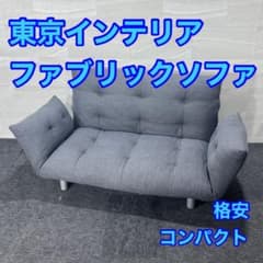 東京インテリア ソファ コンパクト ファブリック グレー 一人暮らし d4901 東京インテリア ソファ コンパクト ファブリック グレー 一人暮らし