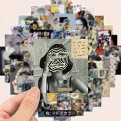50枚 ストリート モダンアートビニールステッカーのサムネイル