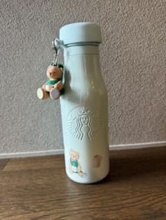 スターバックス ジェラートピケ ステンレスボトル ベアリスタチャーム