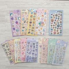 金土日、値下げ！キャラクターシール 15点セットのサムネイル