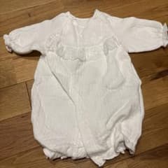 ベビー ロンパース ホワイト 50-60cmのサムネイル