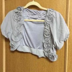 【値下げ】グレーのボレロのサムネイル