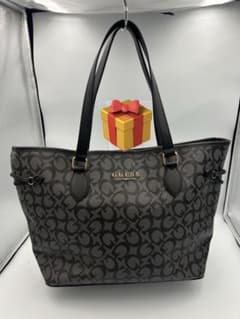 GUESS ロゴ入り ブラック トートバッグのサムネイル