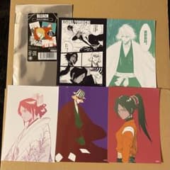 BLEACH ブロマイド5枚セット 浦原喜助 四楓院夜一 - メルカリ