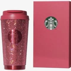 【新品♡未開封】スタバ スターバックス ラインストーン タンブラー バレンタインのサムネイル