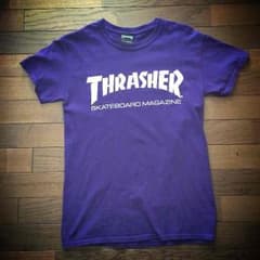 THRASHER Tシャツ 紫 パープル Sサイズのサムネイル