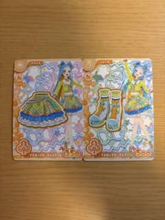 アイカツ 和央パリン　イエローブロッサムスカート＆ブーツ 2枚セットのサムネイル