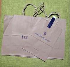 POLO RALPH LAUREN 紙袋 ショップ袋 3枚セットのサムネイル