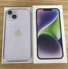 美品　iPhone14 128GB パープル　箱ありのサムネイル