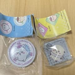 치이카와 쿠라 스시 콜라보 캔 배지 아크릴 마그넷 2 점 세트