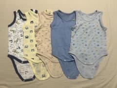 西松屋メッシュロンパース5枚セット(70cm)のサムネイル