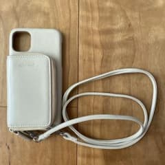 ニコアンド　iPhone11  スマホケース　コインケース　ショルダーストラップのサムネイル